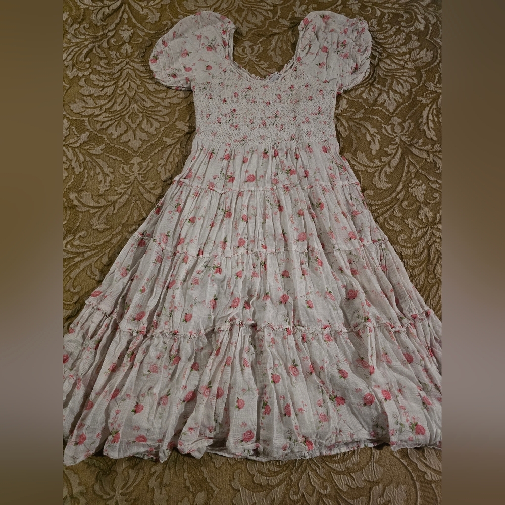 Ivy City Co Floral Pink Dress